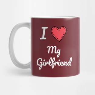 I Love My Girlfriend, Girlfriend, Love, Love My Girlfriend, Valentine Gift Mug